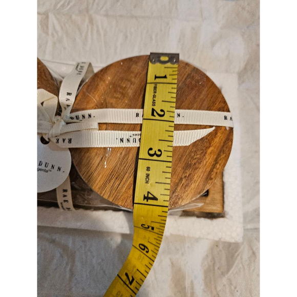 Rae Dunn Kitchen Pinch Bowls Set White Brown Tray NEW - Picture 11 of 12